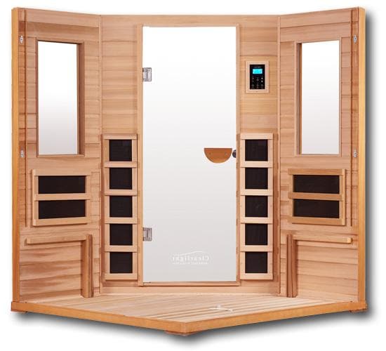 Clearlight Premier IS-C Three Person Corner Far Infrared Sauna