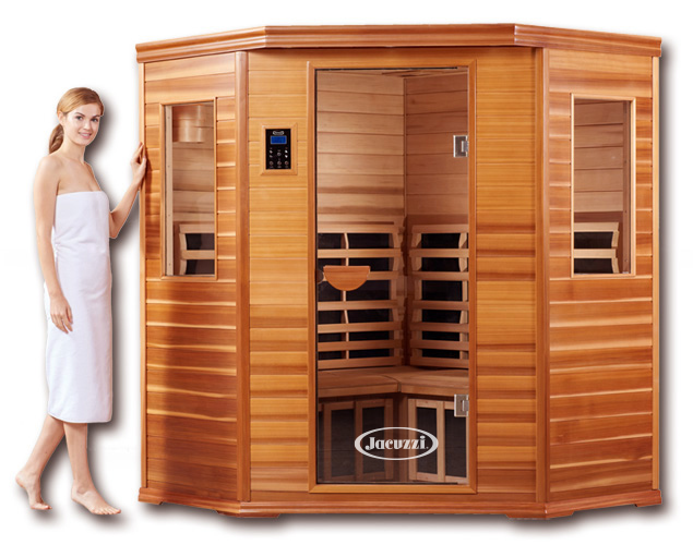 Clearlight Premier IS-C Three Person Corner Far Infrared Sauna