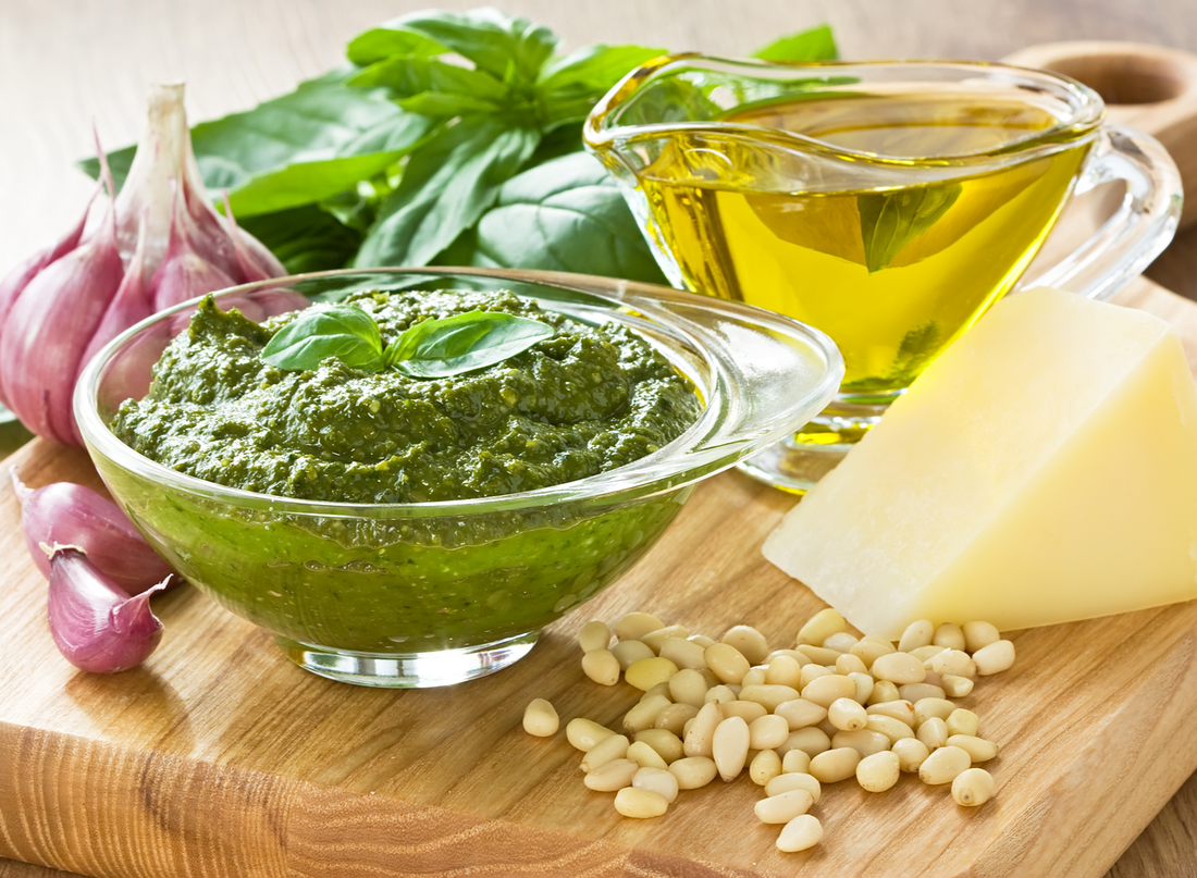 Fresh Basil Pine Nut Pesto