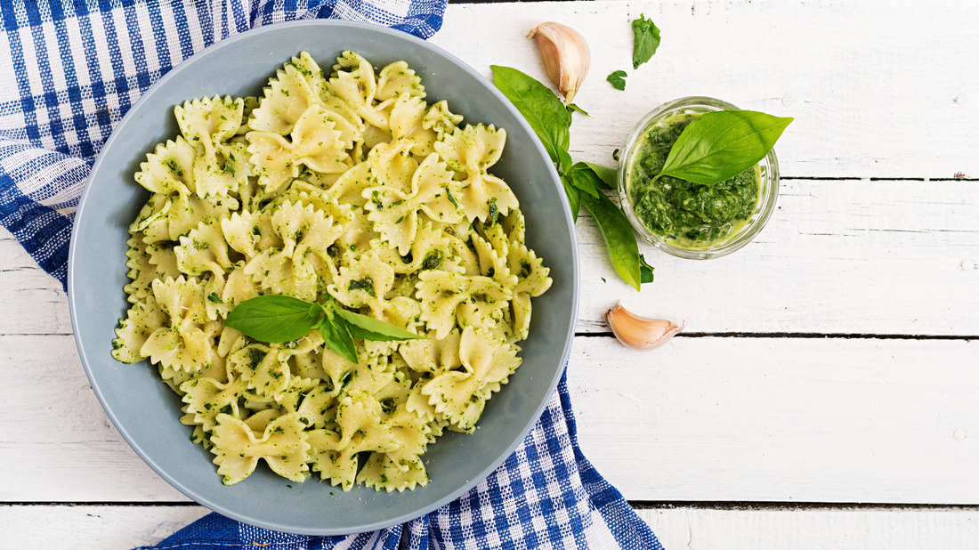 even picky eaters love this pesto pasta salad