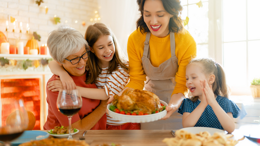 Happy Thanksgiving dinner family