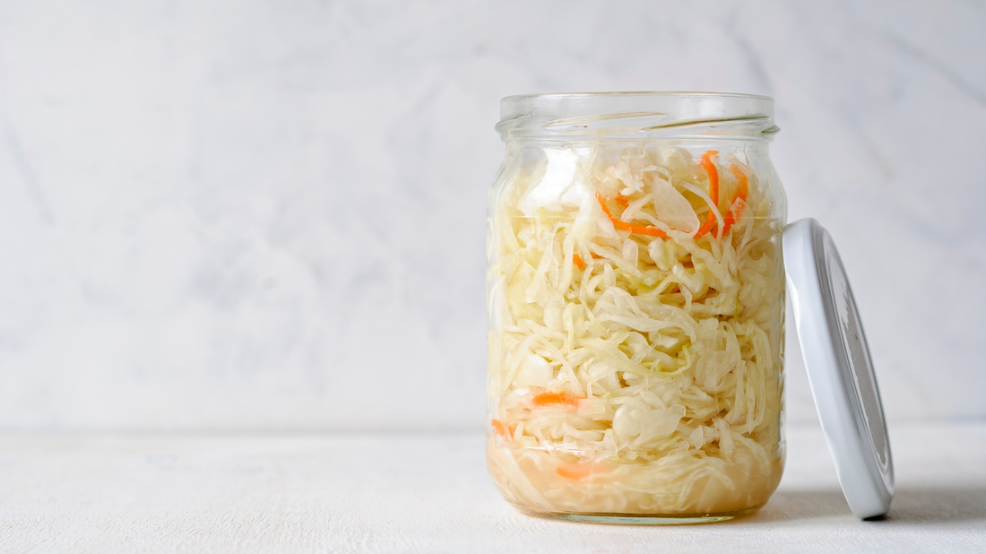 try homemade sauerkraut for probiotics and vitamins