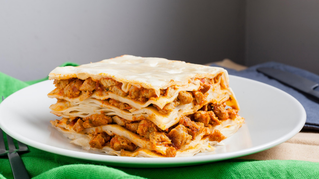 ultimate vegan lasagna with veggie mince