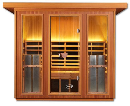 Clearlight Sanctuary Outdoor 5 - 4-5 Person Outdoor Full Spectrum Infrared Sauna