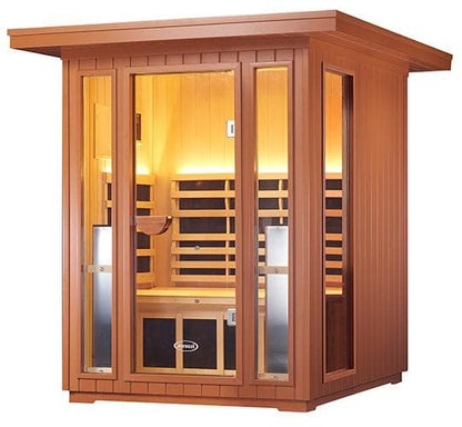 Clearlight Sanctuary Outdoor 2 - Two Person Outdoor Full Spectrum Infrared Sauna