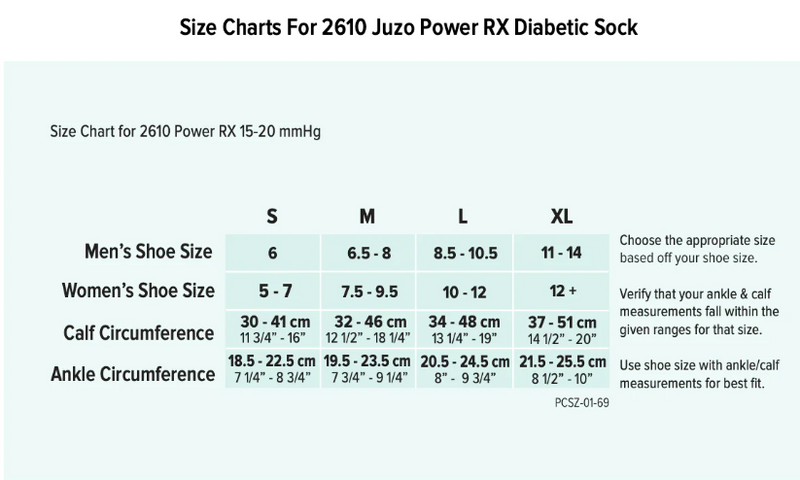 Juzo Power RX Diabetic Socks